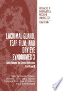 Lacrimal Gland, Tear Film, and Dry Eye Syndromes 3