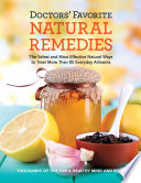 Doctors' Favorite Natural Remedies